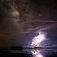 “Thunderstorm under Milky Way”